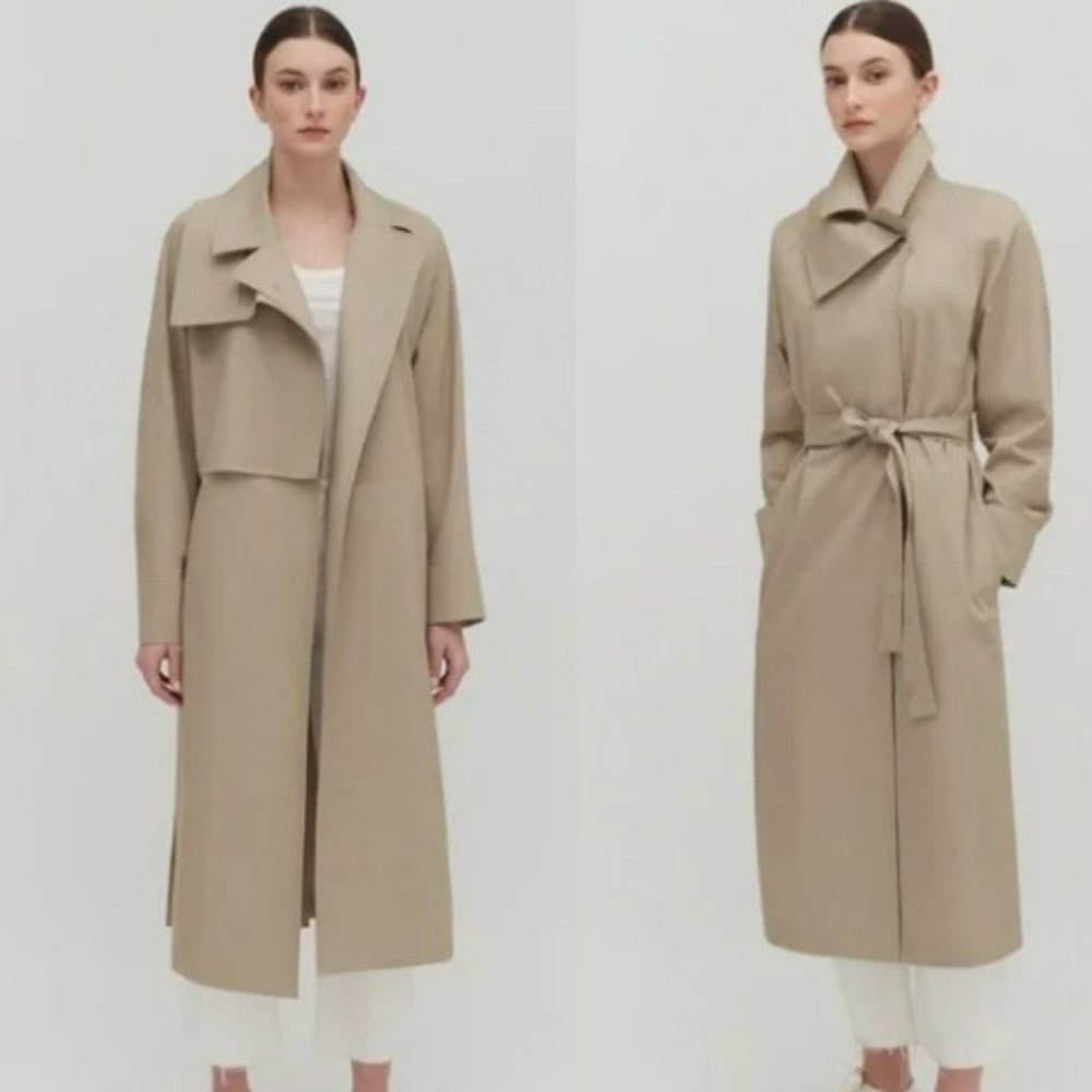 Cuyana Relaxed Trench Coat (Dune)